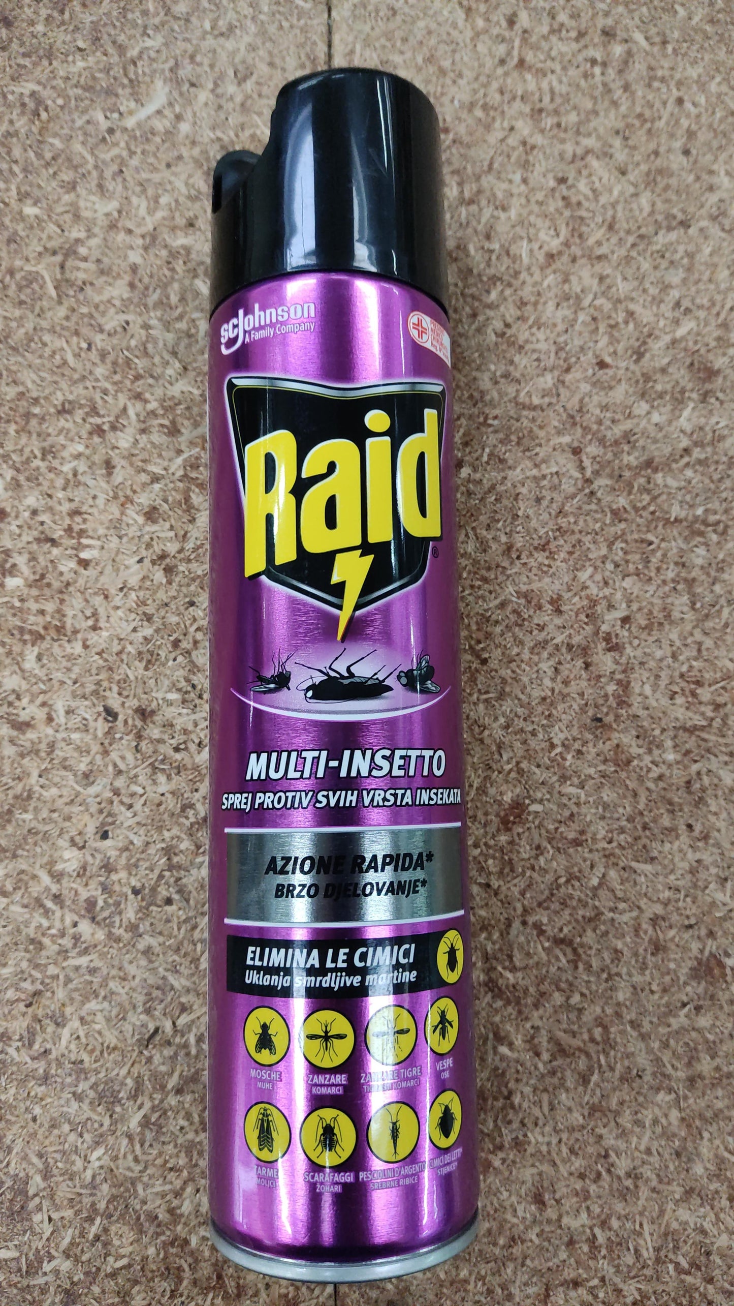 12 x Raid Multisetto Insektenspray, 400 ml Spray