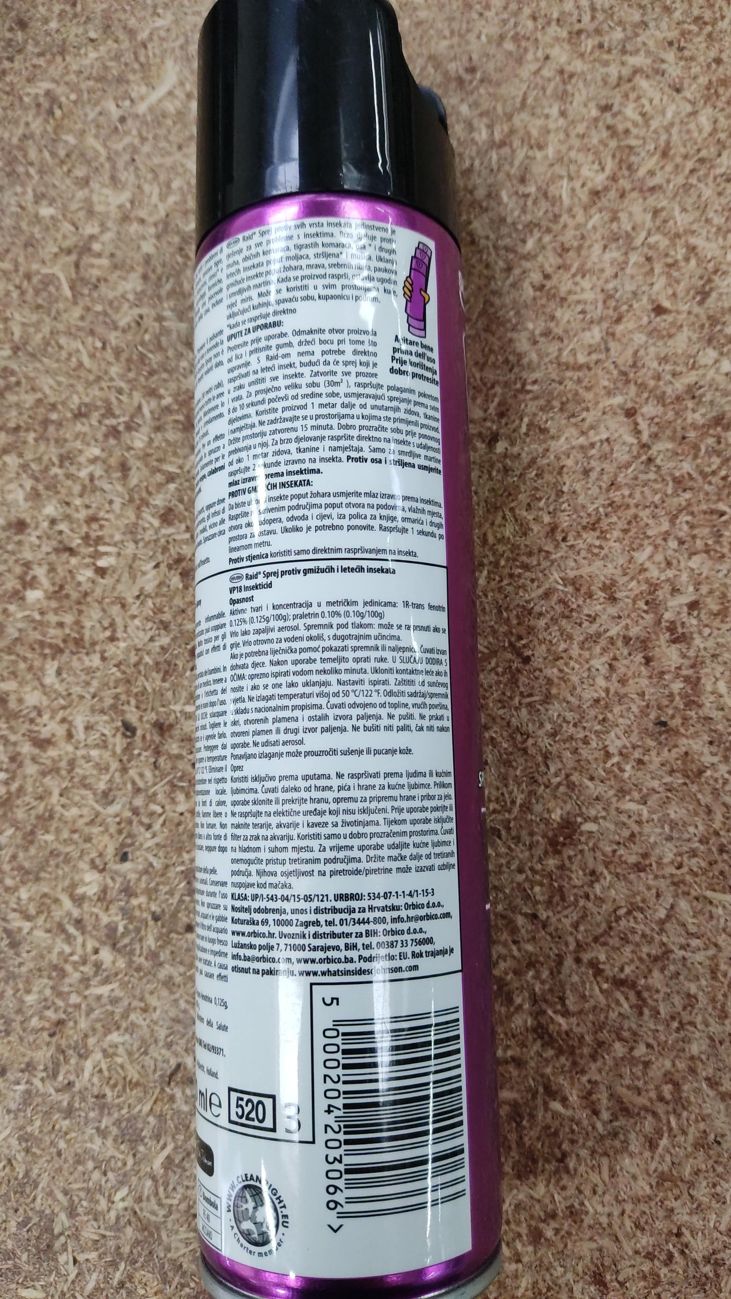 12 x Raid Multisetto Insektenspray, 400 ml Spray